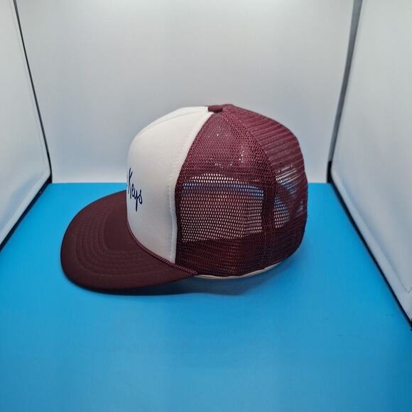 Vintage Florida Keys Trucker Snapback Hat Cap Rope Foam - Picture 3 of 6